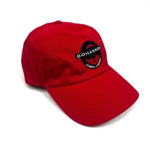 Bohannon Lumber Company Otto Red Unisex Adjustable Hat/Cap